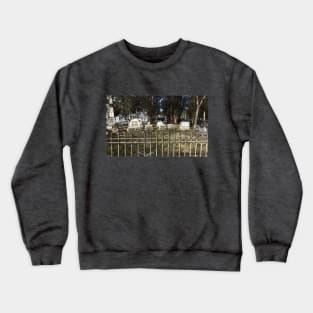 Cemetery Scene Crewneck Sweatshirt